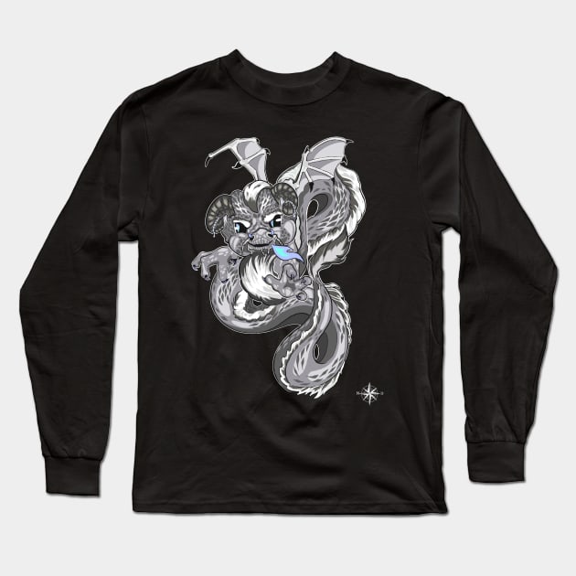 "I'M a GOD - RAWR" - Chibi Jormungandr Fanart Request Long Sleeve T-Shirt by Londons_Studio